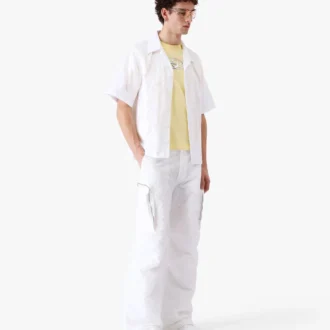 A Arte do Serve Fil Coupe Camisa de Calção de Manga Curta