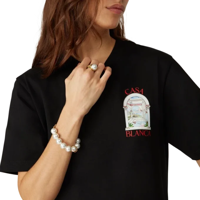 Anel de sinete com pérola