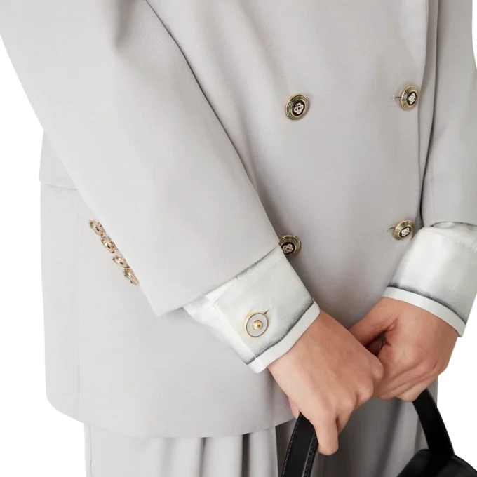 Blazer Oversized de Lã Blazer Oversized de Lã