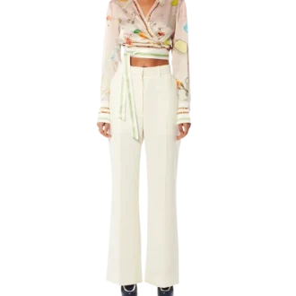 Blusa com corte cruzado Ne Pas Deranger