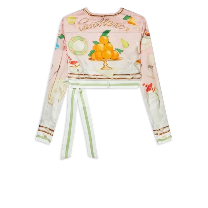 Blusa com corte cruzado Ne Pas Deranger