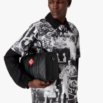 Bolsa de fim de semana Mini Monogram preta