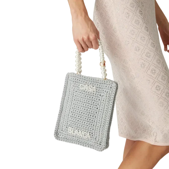 Bolsa Mini Crochet Pearl