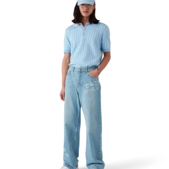 Boné com emblema Laurel Stripe