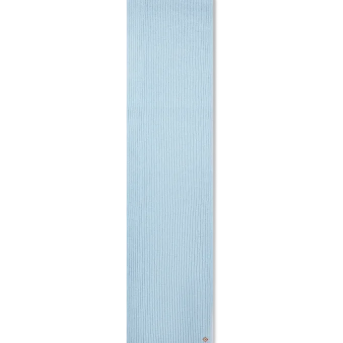 Cachecol de lã com canelado