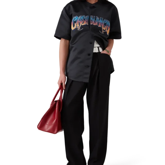 Calças Chino com pregas