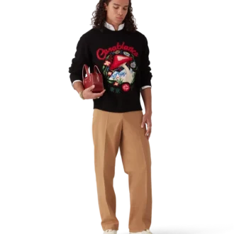 Calças chino de algodão