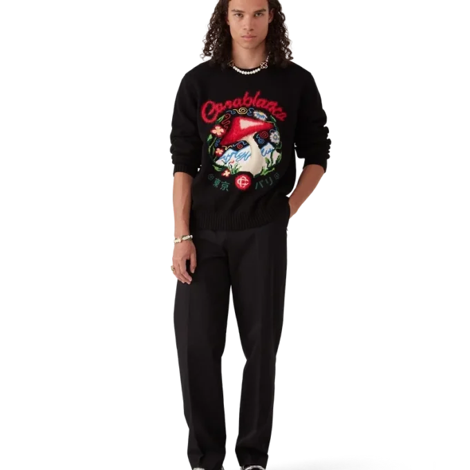 Calças chino de algodão