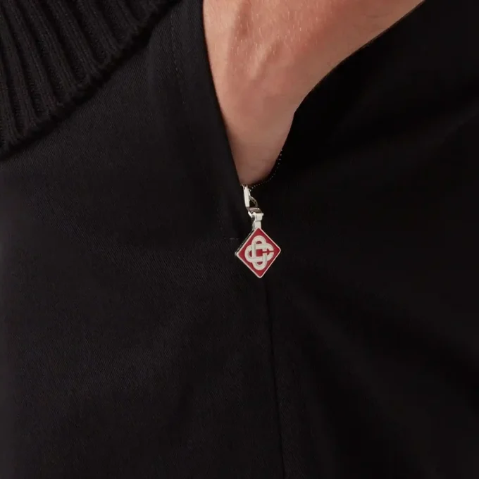 Calças chino de algodão