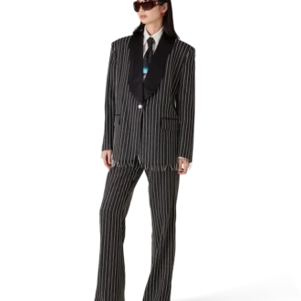 Calças de corte personalizado com cristais