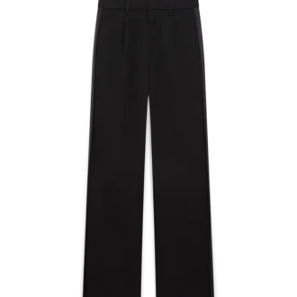 Calças de Lã com Pregas