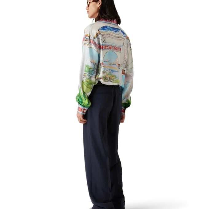 Calças de Lã com Pregas Calças de Lã com Pregas