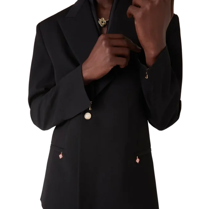 Calças de Lã com Pregas Calças de Lã com Pregas