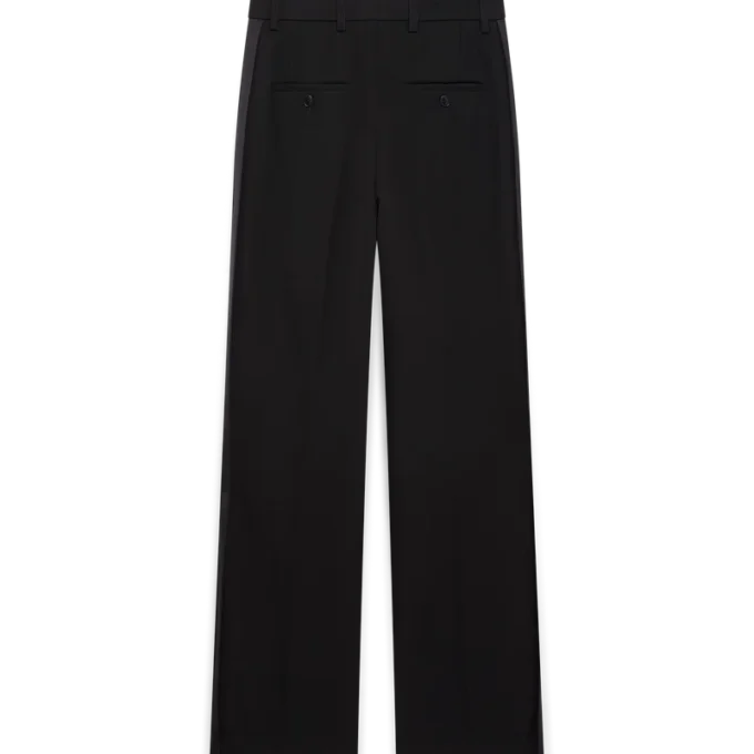 Calças de Lã com Pregas Calças de Lã com Pregas