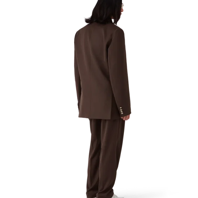 Calças de Lã Plissadas à Medida Calças de Lã Plissadas à Medida