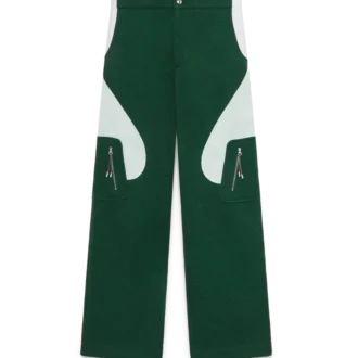 Calças de malha jacquard com monograma