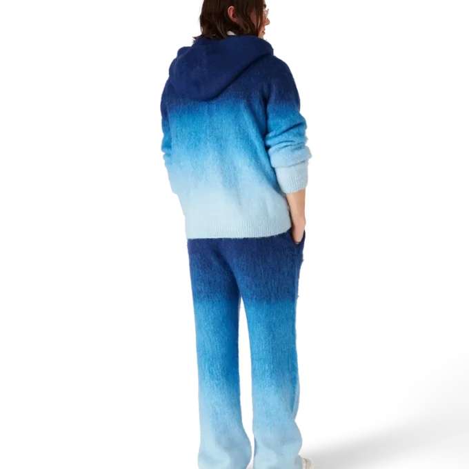 Calças de mohair com degradê Calças de mohair com degradê