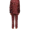 Calças de pijama em cetim de seda Vices