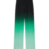 Calças de seda jacquard com padrão Gradient Ping Pong