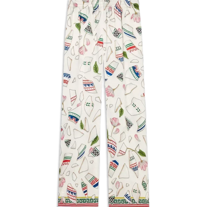 Calças de seda Le Vase Brise Calças de seda Le Vase Brise