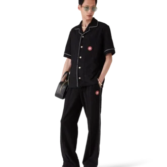 Calças de Toalha Jacquard Monograma