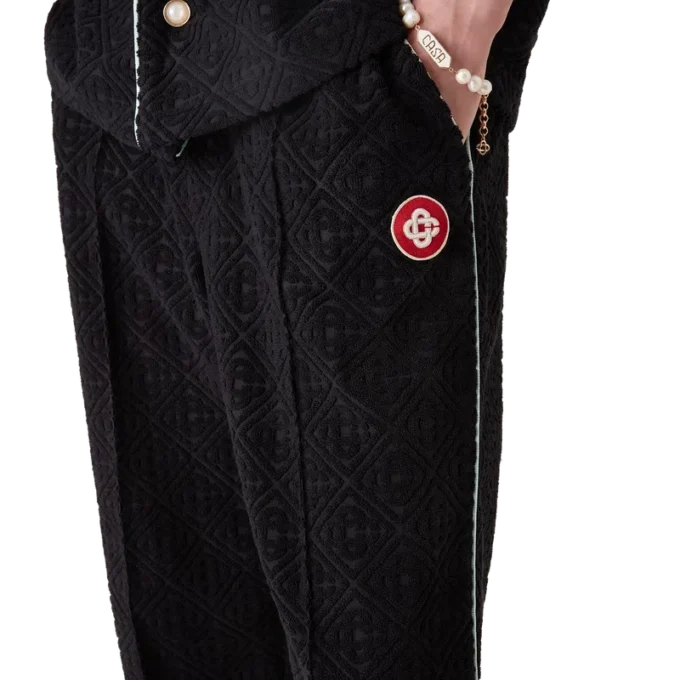 Calças de Toalha Jacquard Monograma