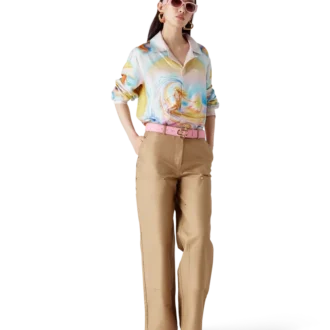 Calças de trabalho em algodão