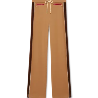 Calças de treino com painéis em chenille