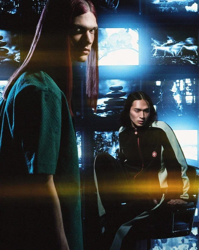 Calção de manga curta em jacquard de algodão com monograma Calção de manga curta em jacquard de algodão com monograma