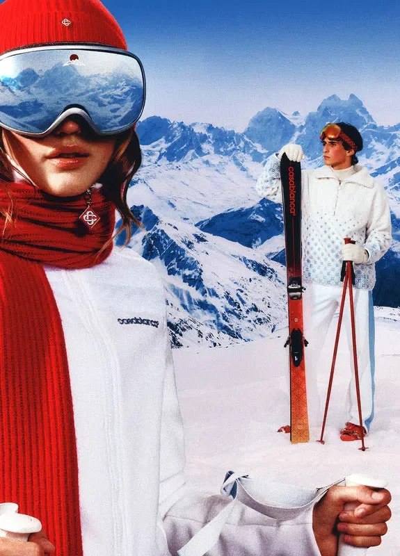 Cachecol de lã com canelado Cachecol de lã com canelado