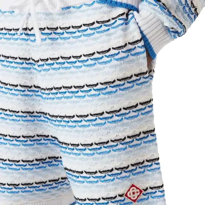 Calções com costura franzida Calções com costura franzida