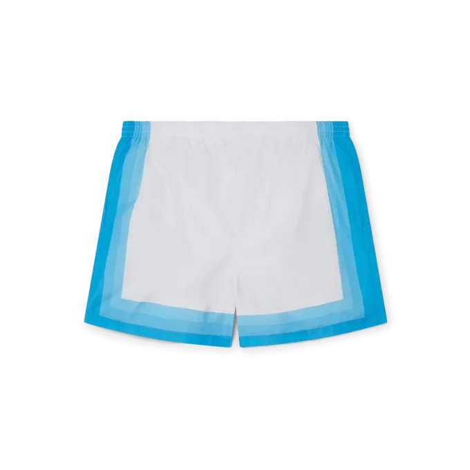 Calções de banho com degradê azul
