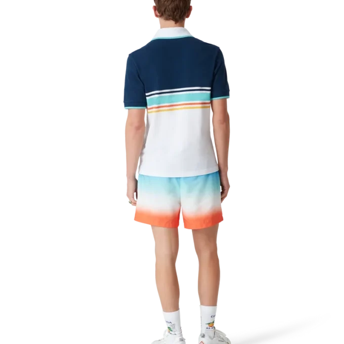 Calções de banho em jacquard com efeito degradê Calções de banho em jacquard com efeito degradê