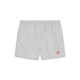 Calções de banho em jacquard Monogram