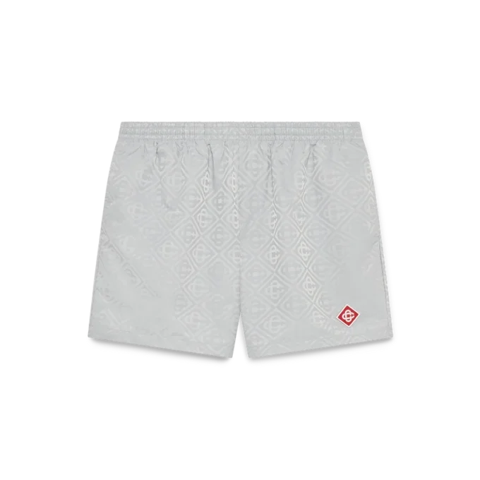 Calções de banho em jacquard Monogram