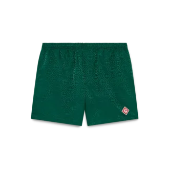 Calções de banho em jacquard Monogram