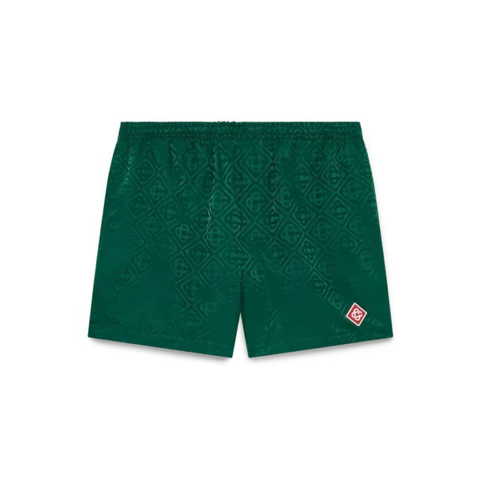 Calções de banho em jacquard Monogram