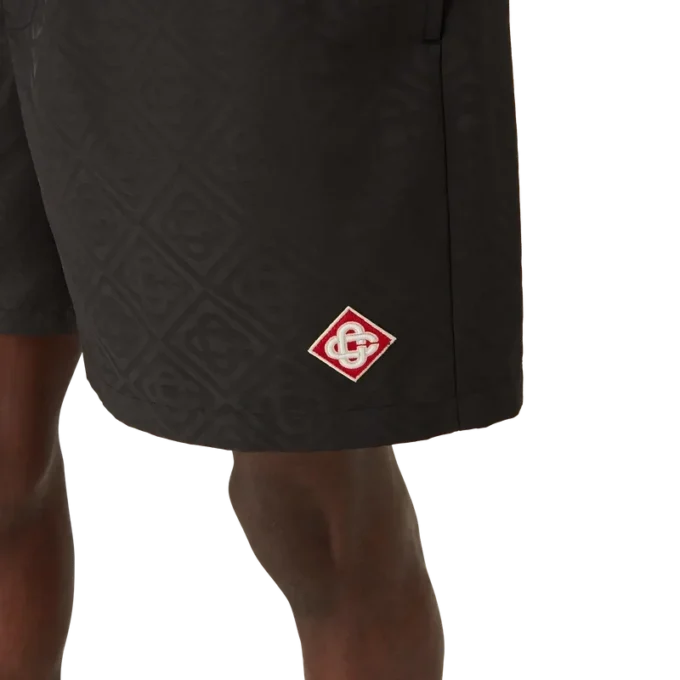 Calções de banho em jacquard Monogram Calções de banho em jacquard Monogram