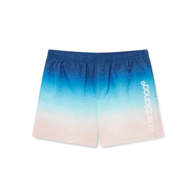 Calções de banho Jacquard Gradient