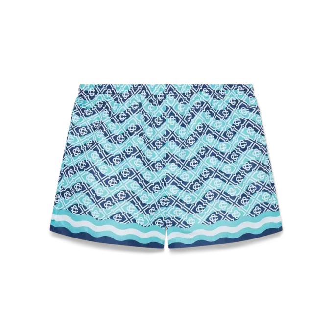 Calções de banho Monogram Wave