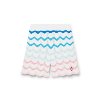 Calções de croché Gradient Wave