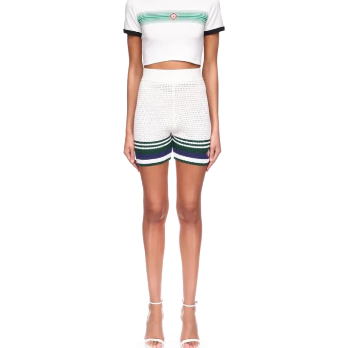 Calções de croché Tennis