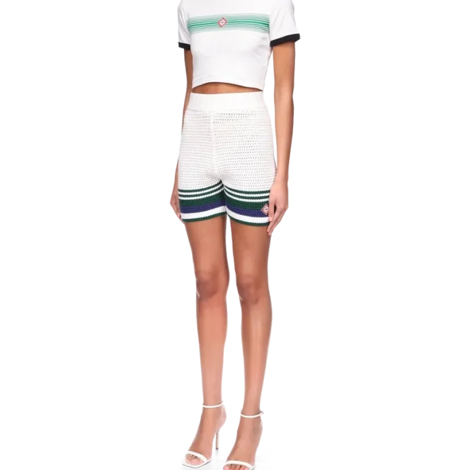 Calções de croché Tennis