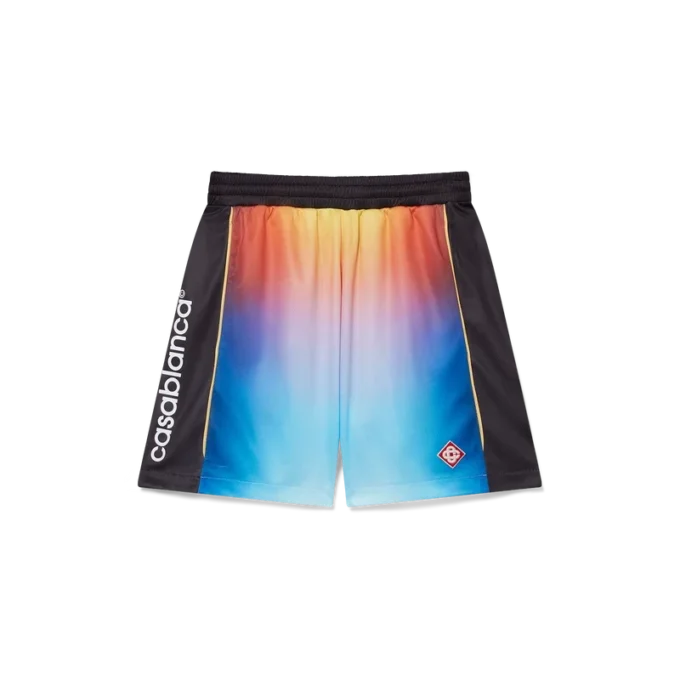 Calções de futebol com efeito gradiente