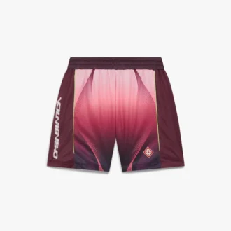 Calções de Futebol com Gradiente Berinjela