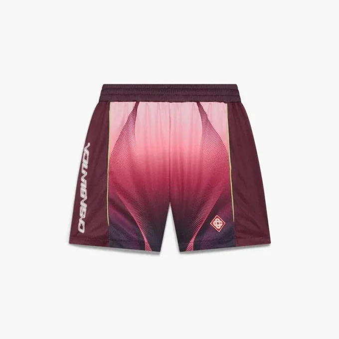 Calções de Futebol com Gradiente Berinjela Calções de Futebol com Gradiente Berinjela