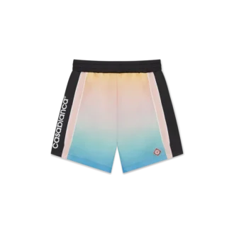 Calções de futebol com gradiente pastel