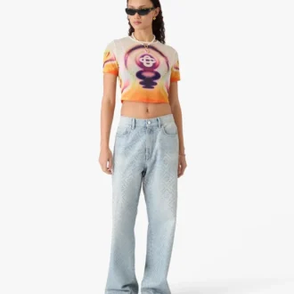 Calções de manga curta para bebé em malha com estampado Sporchid