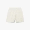Calções de moletom com apliques em monograma off-white