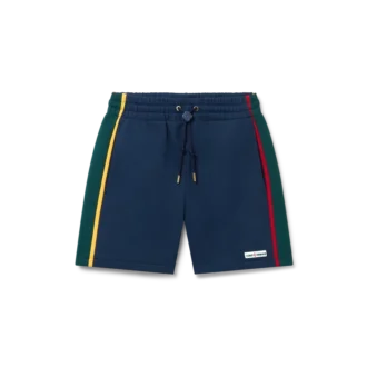 Calções de moletom com blocos de cor
